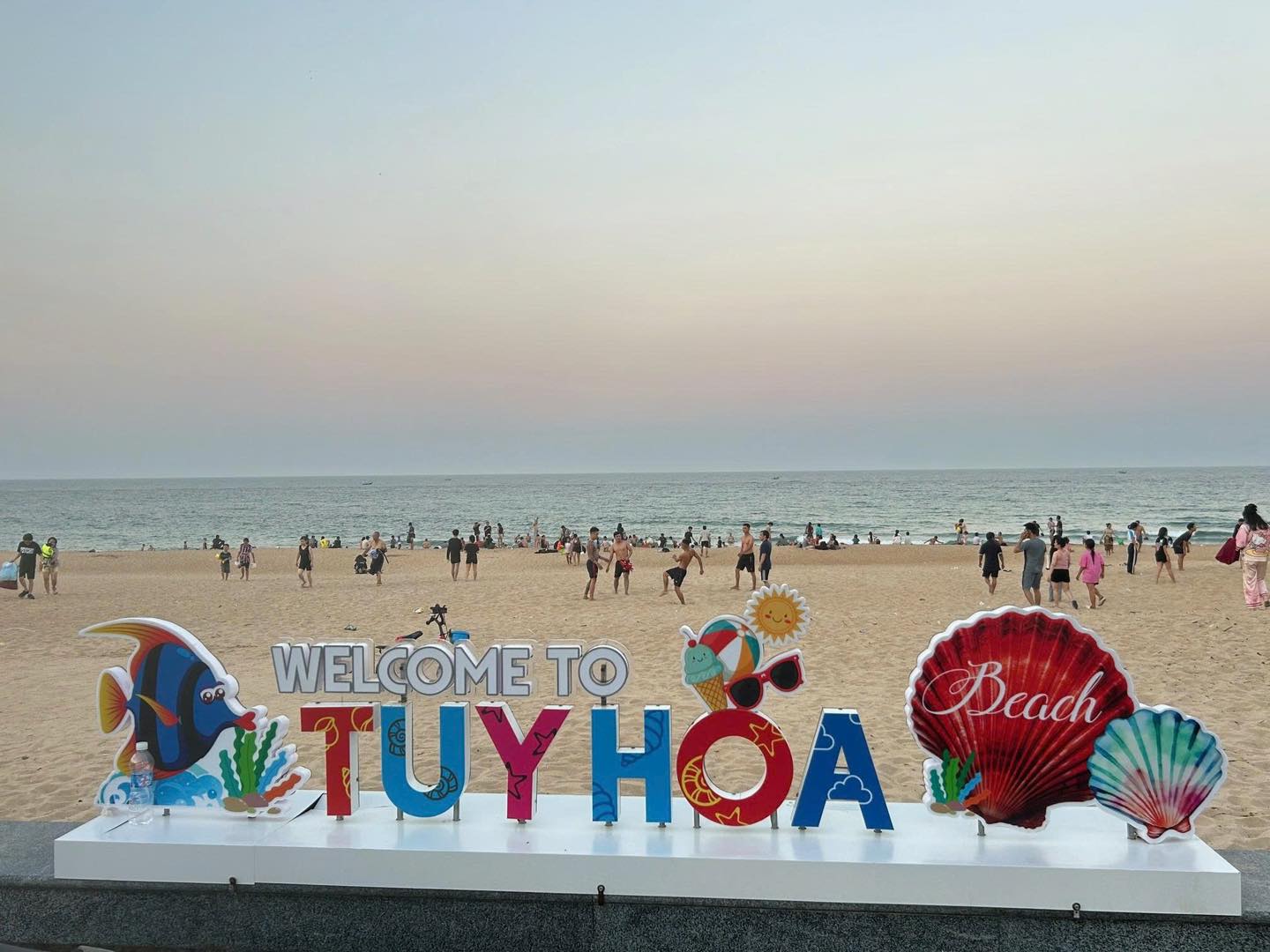 Biển Tuy Hòa trong dịp nghỉ Lễ